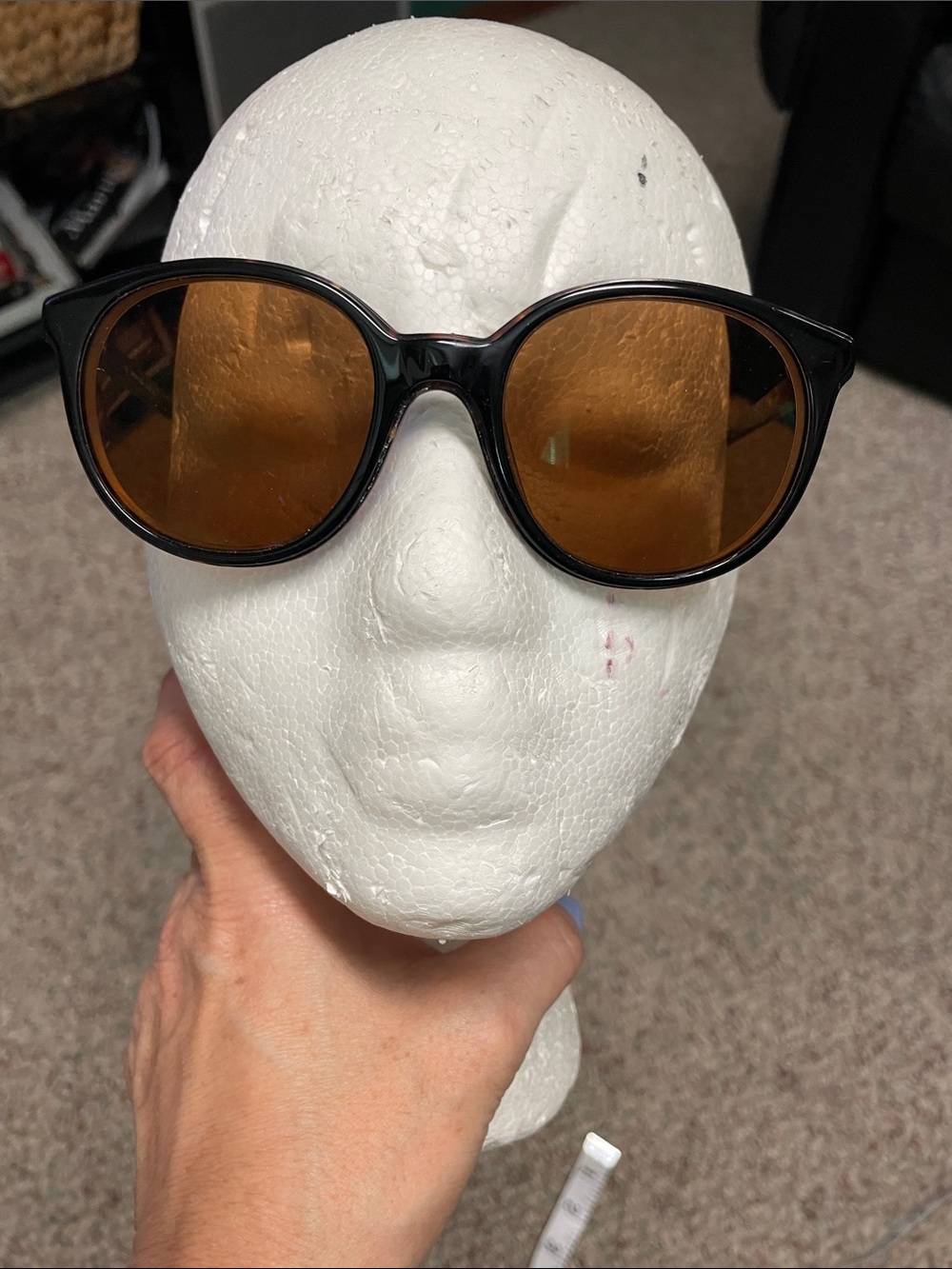Lacoste tortoise shell Sunglasses with Amber Lenses